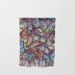 butterflies aflutter colorful version Wall Hanging