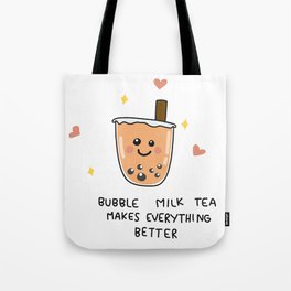 bubble tea everything Tote Bag