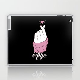 Aigo Korean Heart Love K Pop Heart Finger Laptop Skin