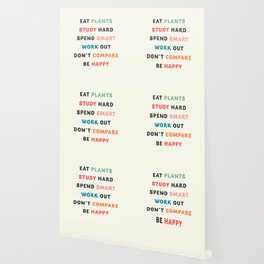 Think Positive Wallpaper For Any Decor Style Society6