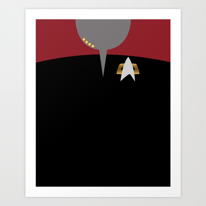 Captain Janeway Art Print