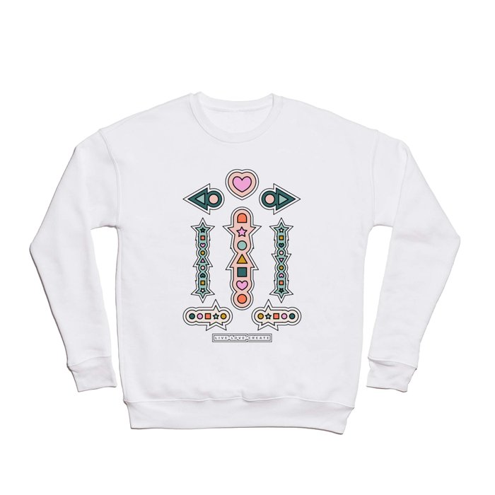 Geometric Lunapark Crewneck Sweatshirt