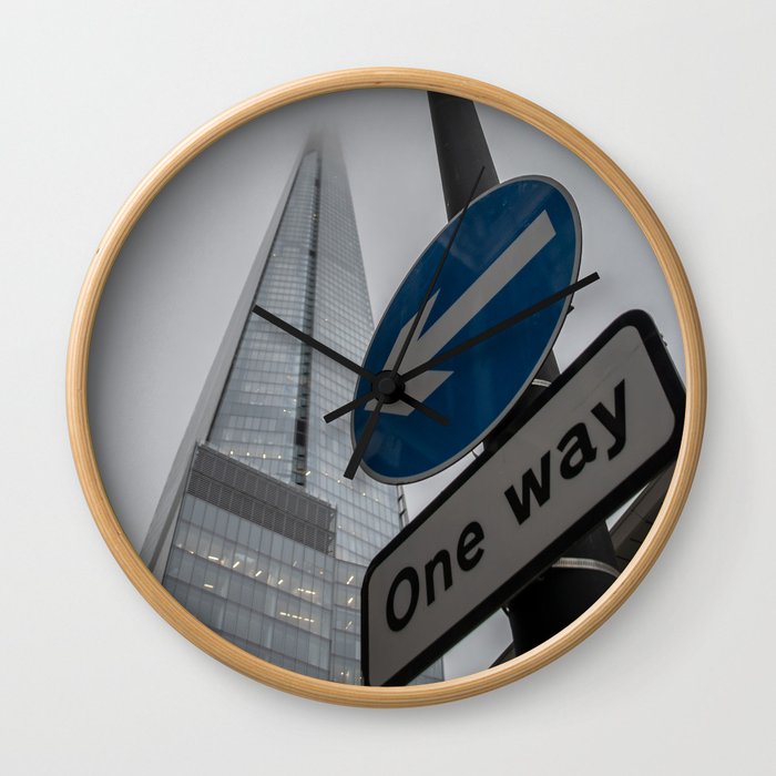Right Direction Wall Clock