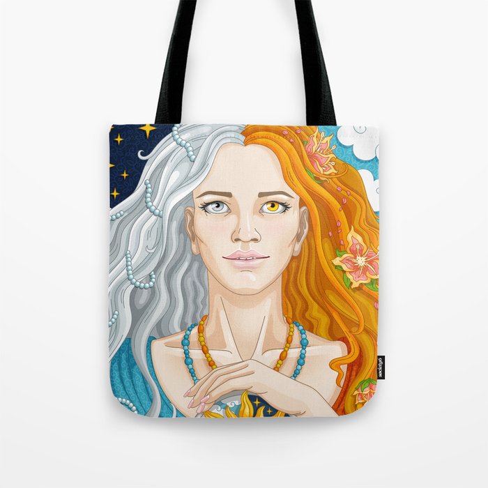 The Sun and the Moon Tote Bag
