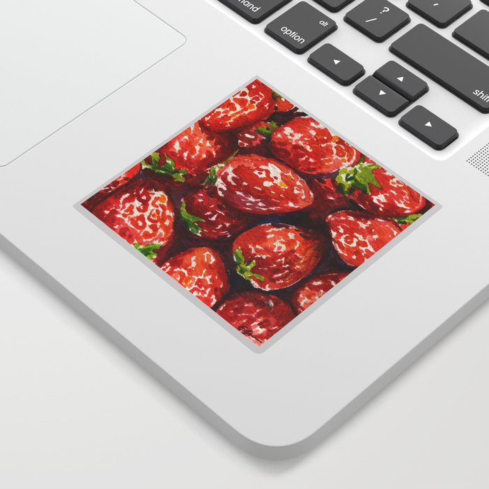 Strawberries (untitled) Sticker