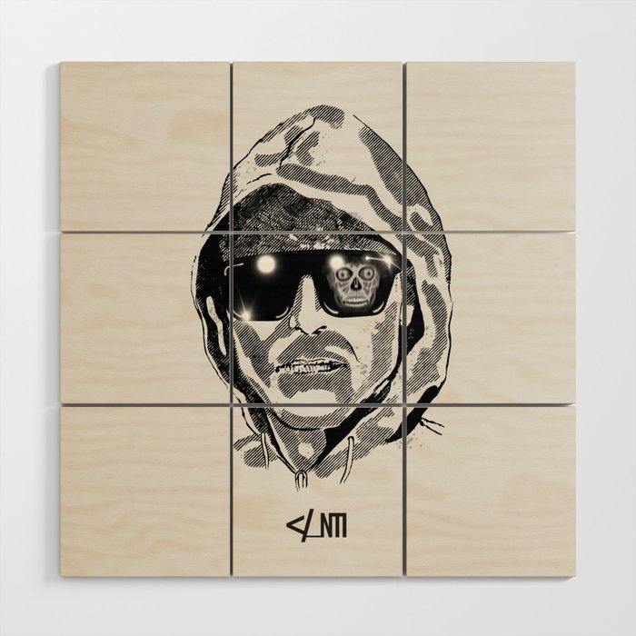 Ted Lives Wood Wall Art