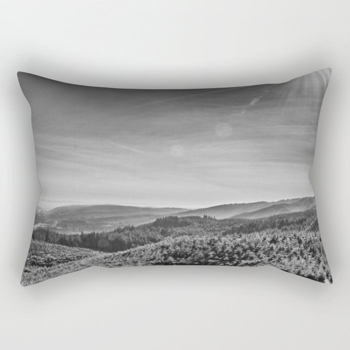 The Oregon Hills over Vancouver Rectangular Pillow