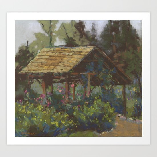 Humphrey in Blossom Art Print