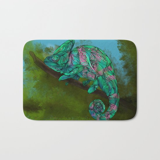 Chameleon Bath Mat
