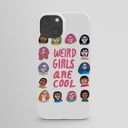 weird girls are cool iPhone Case