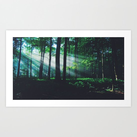 heavenly woods Art Print