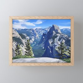 Half Dome Framed Mini Art Print