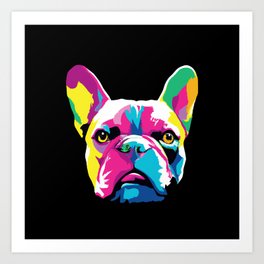 French Bulldog Pop Art #1 Art Print