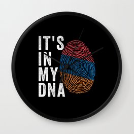It's In My DNA - Armenia Flag Wall Clock