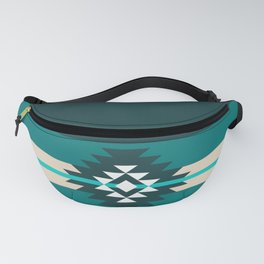 Aztec design in turquoise color Fanny Pack | Ornament, Folkmotif, Boho, Ethnic, Culture, Bohemian, Graphicdesign, Native, Tribal, Tribe 