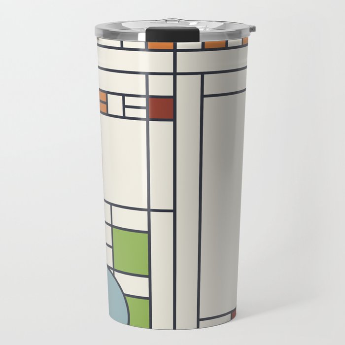 Stained glass pattern S02 Travel Mug