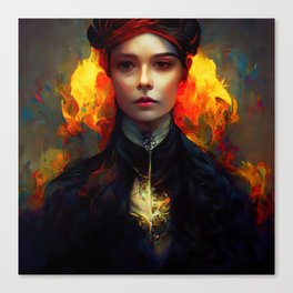 Empress of Fire Canvas Print