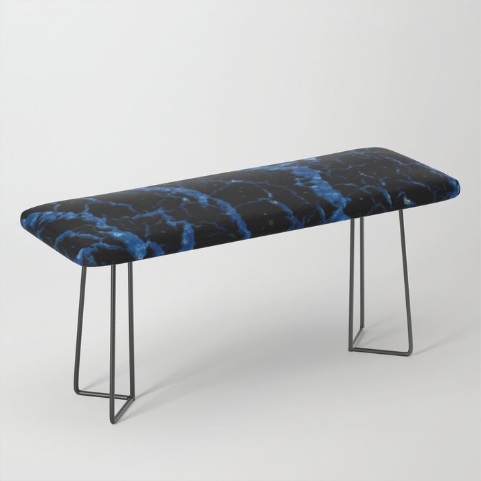Cracked Space Lava - Glitter Blue Bench