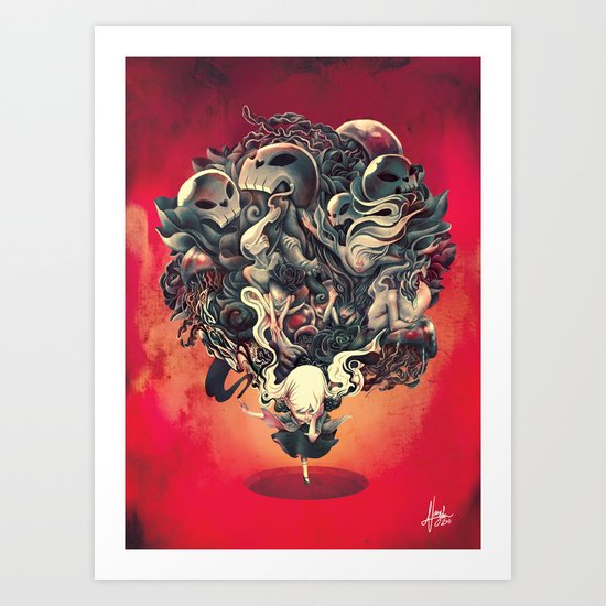 Hopscotch Art Print