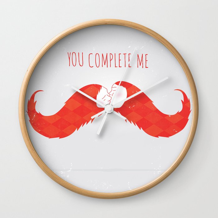 You Complete Me Wall Clock