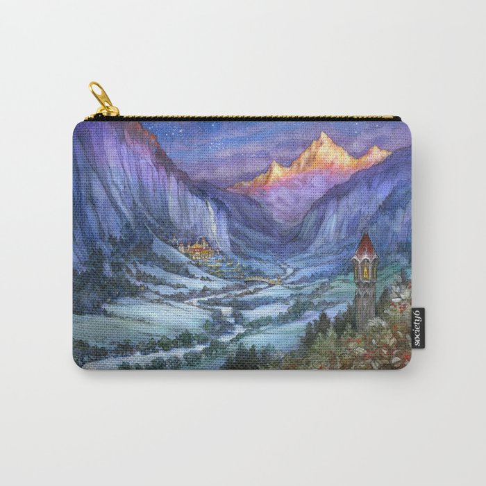 The Hidden Valley in Winter Carry-All Pouch