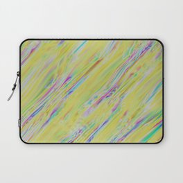 Yellow pink green shapes Laptop Sleeve