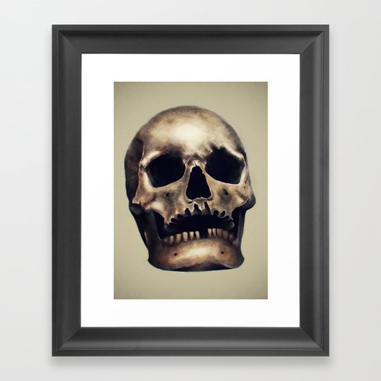 Skull Framed Art Print