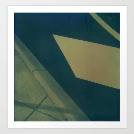 Street Abstraction Polaroid Art Print