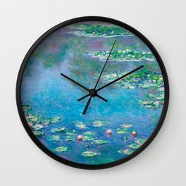 Water Lilies Claude Monet Wall Clock