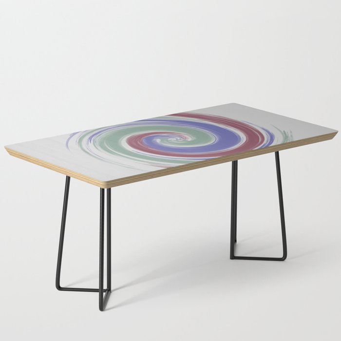 Spiraling red green and blue Coffee Table