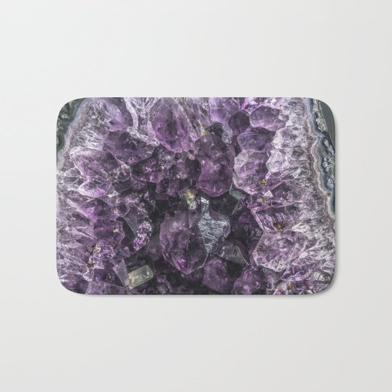 amethyst geode Bath Mat