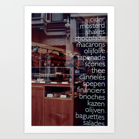 At the bakers Art Print