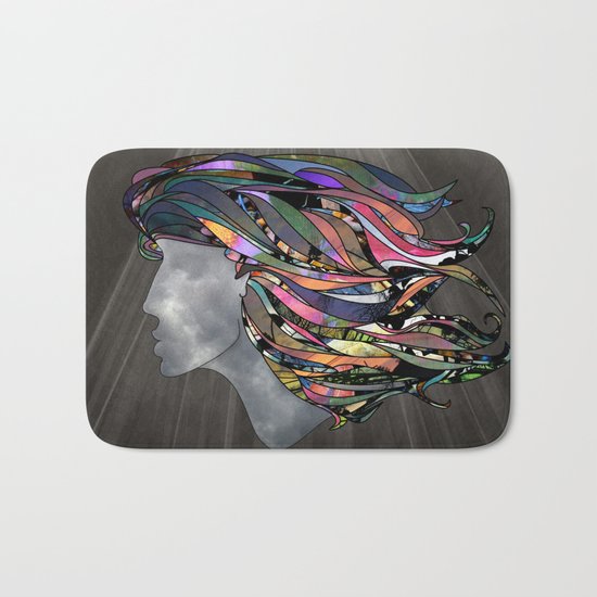 Her Natural Curls Bath Mat