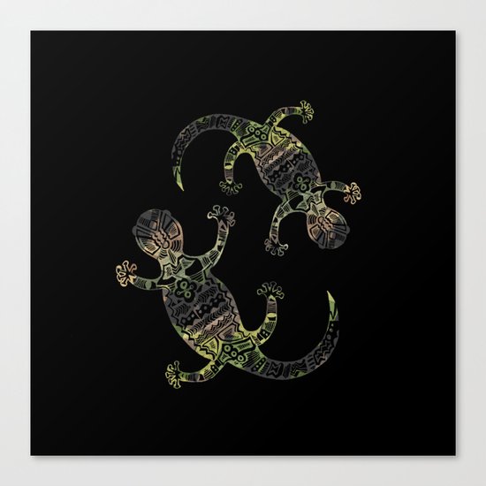 salamanders Canvas Print