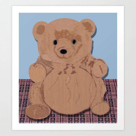 Wes T. Bear Art Print