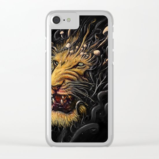 Lion Clear iPhone Case