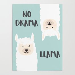 NO DRAMA LLAMA. Poster