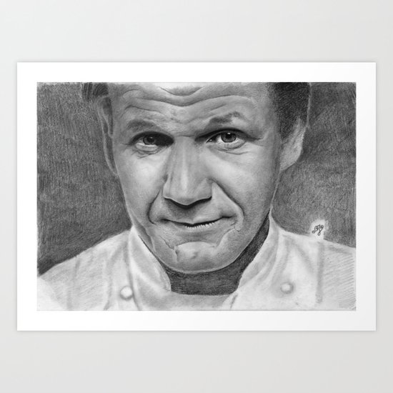 Gordon Ramsay Art Print