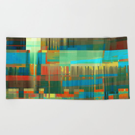 finding a balance Beach Towel