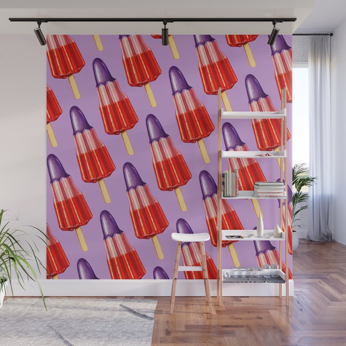 Zoom Ice Lolly 2 Pattern Wall Mural