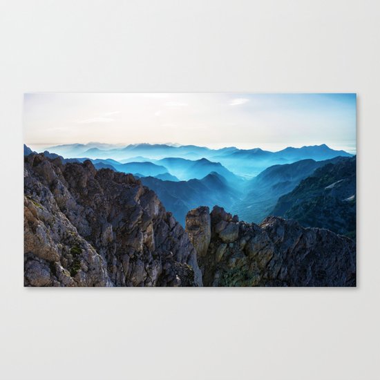 Mountains Breathe Too Canvas Print