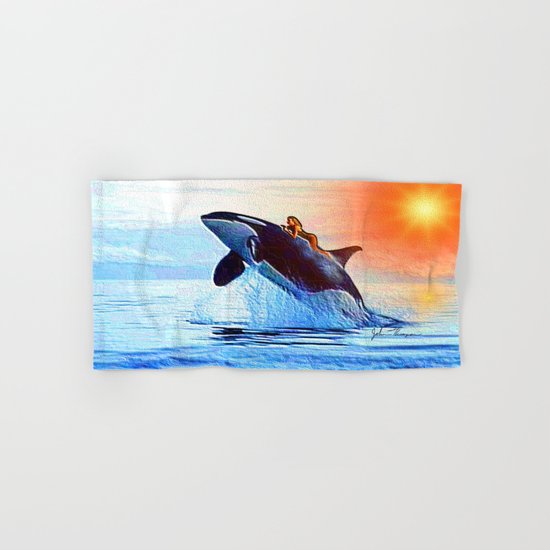Orca Queen Hand & Bath Towel