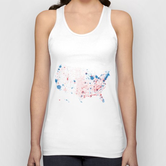 Election Mapping 2008 Unisex Tank Top