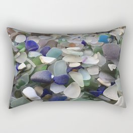 Sea Glass Assortment 5 Rectangular Pillow