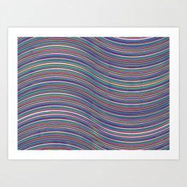 Wave of Color Art Print
