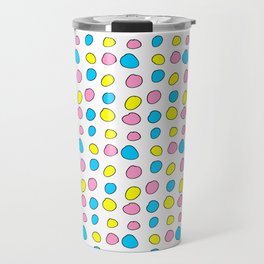 multicolor 2 polka dot-polka dot,pattern,dot,polka,circle,disc,point,abstract,minimalism Travel Mug