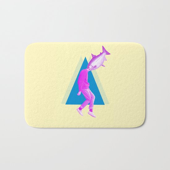 A perfect day for bananafish Bath Mat