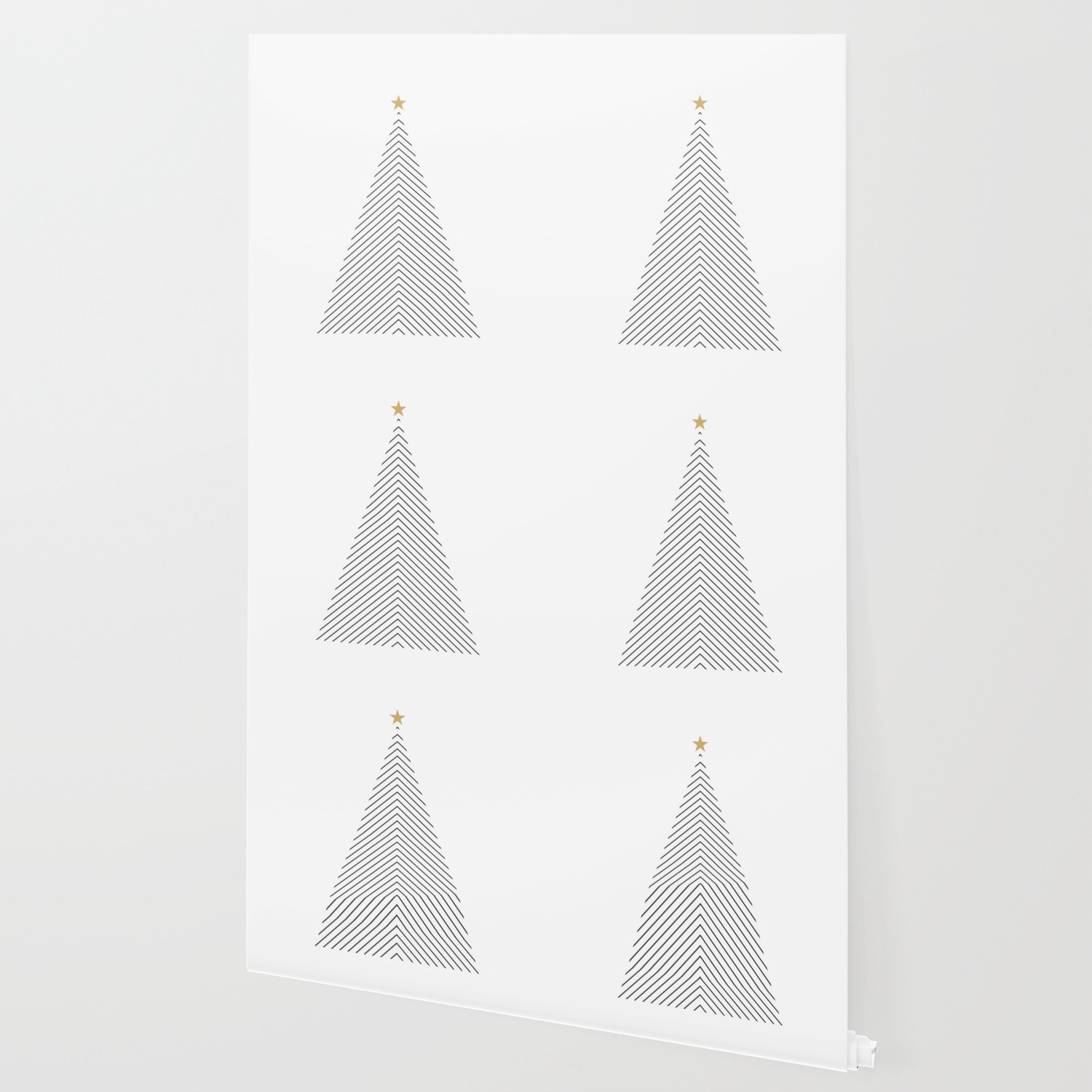 Minimal Christmas Tree Society6 Decor Buyart Wallpaper By