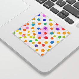 Playful Polka Dots Sticker