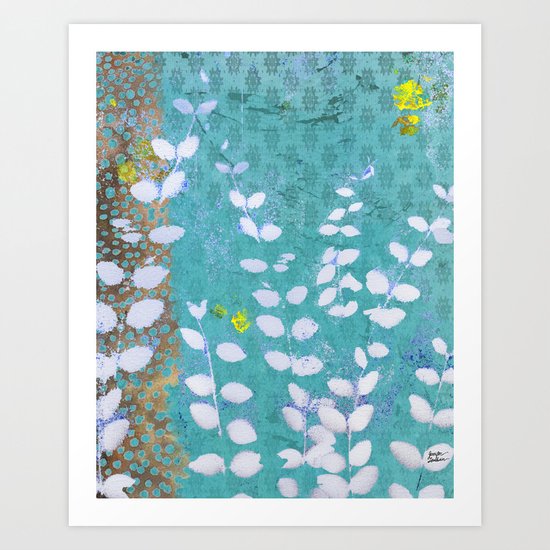 Ferns And Blue Skies Art Print